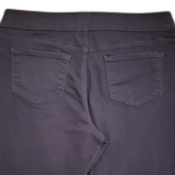 Liz Claiborne Women Classic Pants Hidden Elastic Waist Black Size XL - Picture 5 of 8